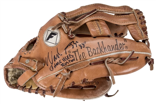 1988 Wade Boggs Game Used and Signed Glove (PSA/DNA & Beckett)